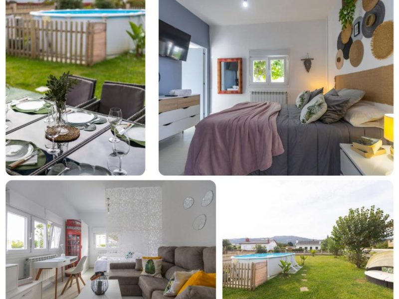 Villa Las Catedrales - Frente a la playa - Amplio jardín - Piscina