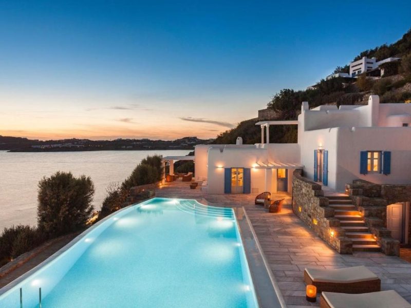 Mükemmel Mykonos Villa Psarrou Delta 5 Odalar Stunning Sea Views